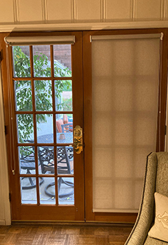 Roller Shades for Patio Door in East Foothills