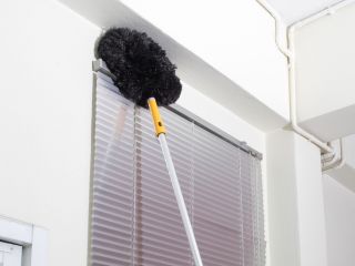 Effortless blinds cleaning with Campbell Window Shade's professional care.